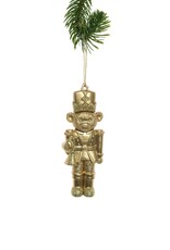Starlight Trading Co Glitter Bear Soldier Ornament