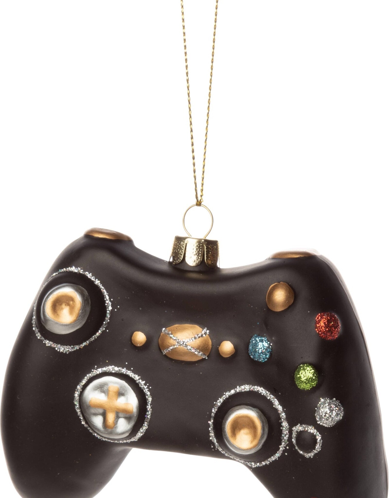 Silver Tree Video Game Controller Ornament