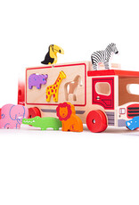 BigJigs Toys Safari Sorting Lorry