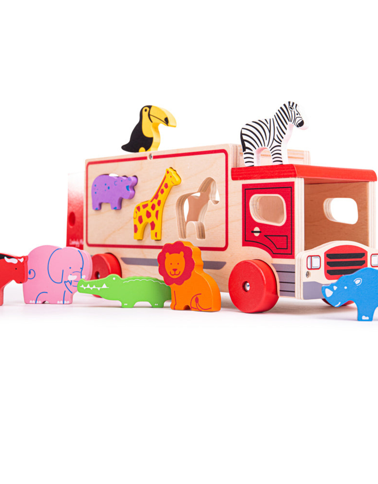 BigJigs Toys Safari Sorting Lorry
