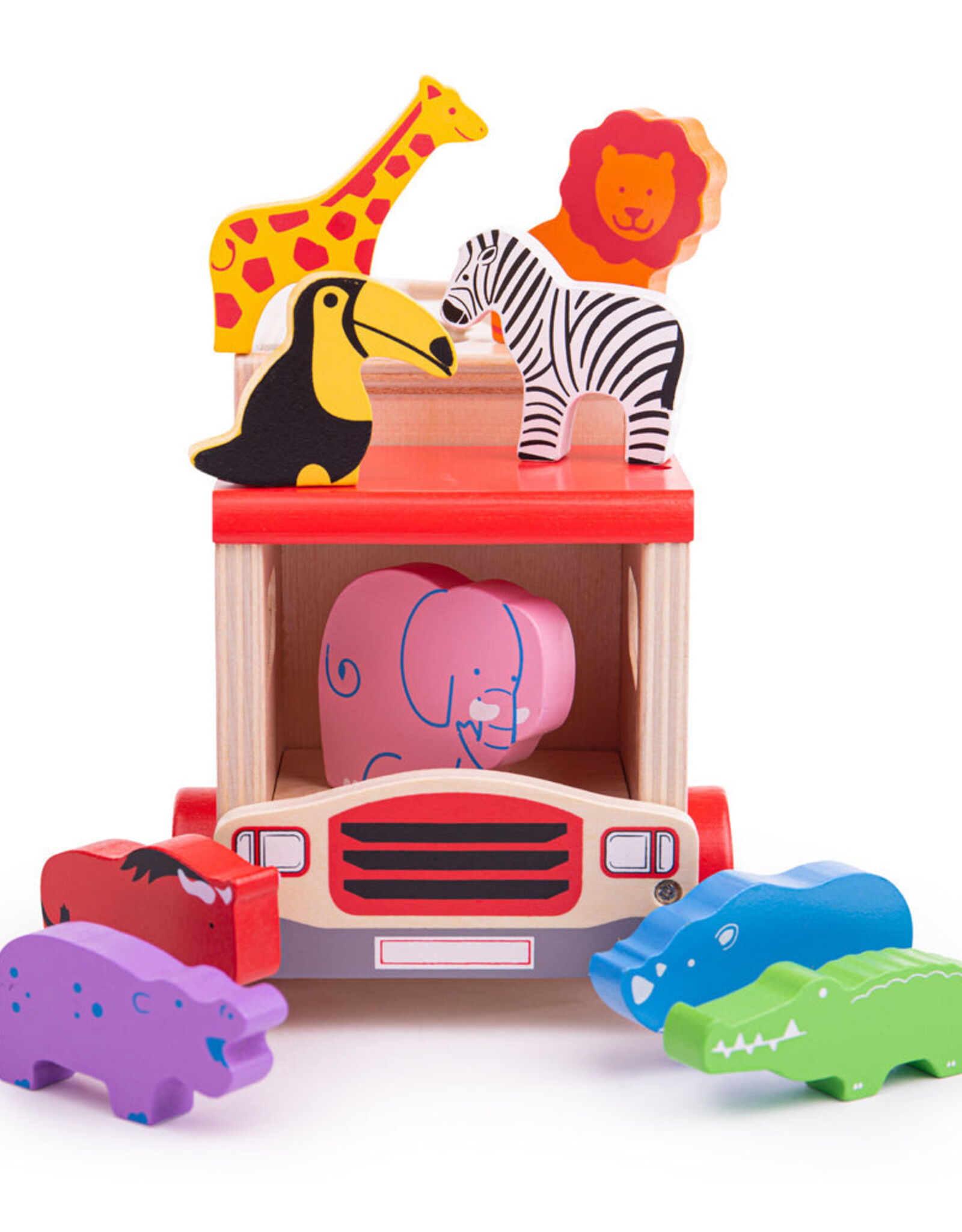 BigJigs Toys Safari Sorting Lorry
