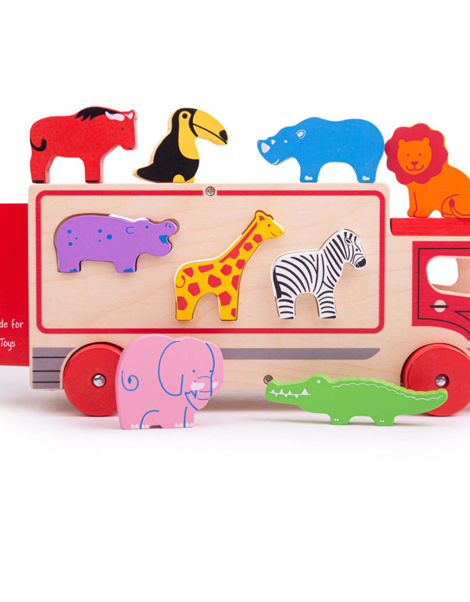 BigJigs Toys Safari Sorting Lorry