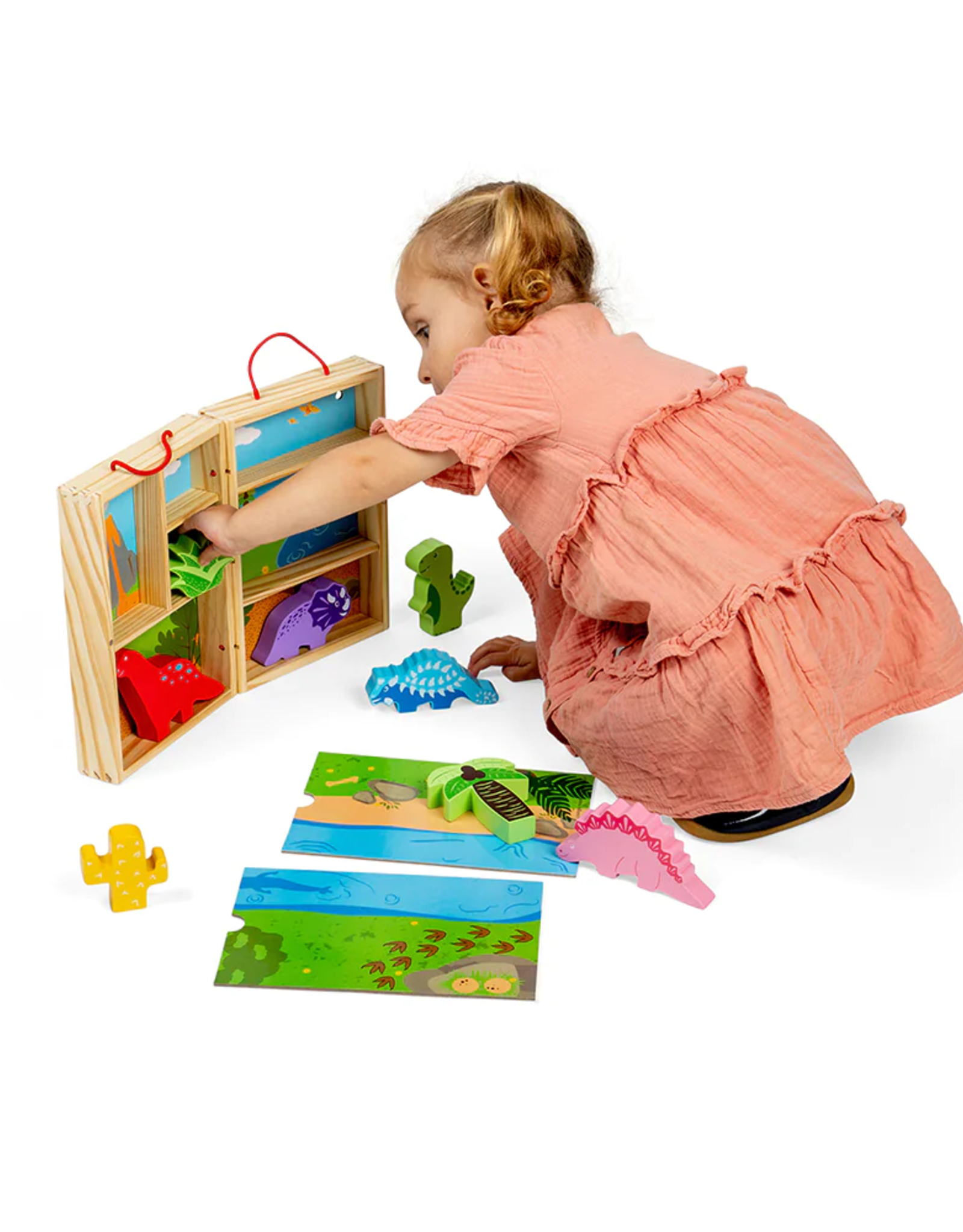BigJigs Toys Dinosaur Playbox