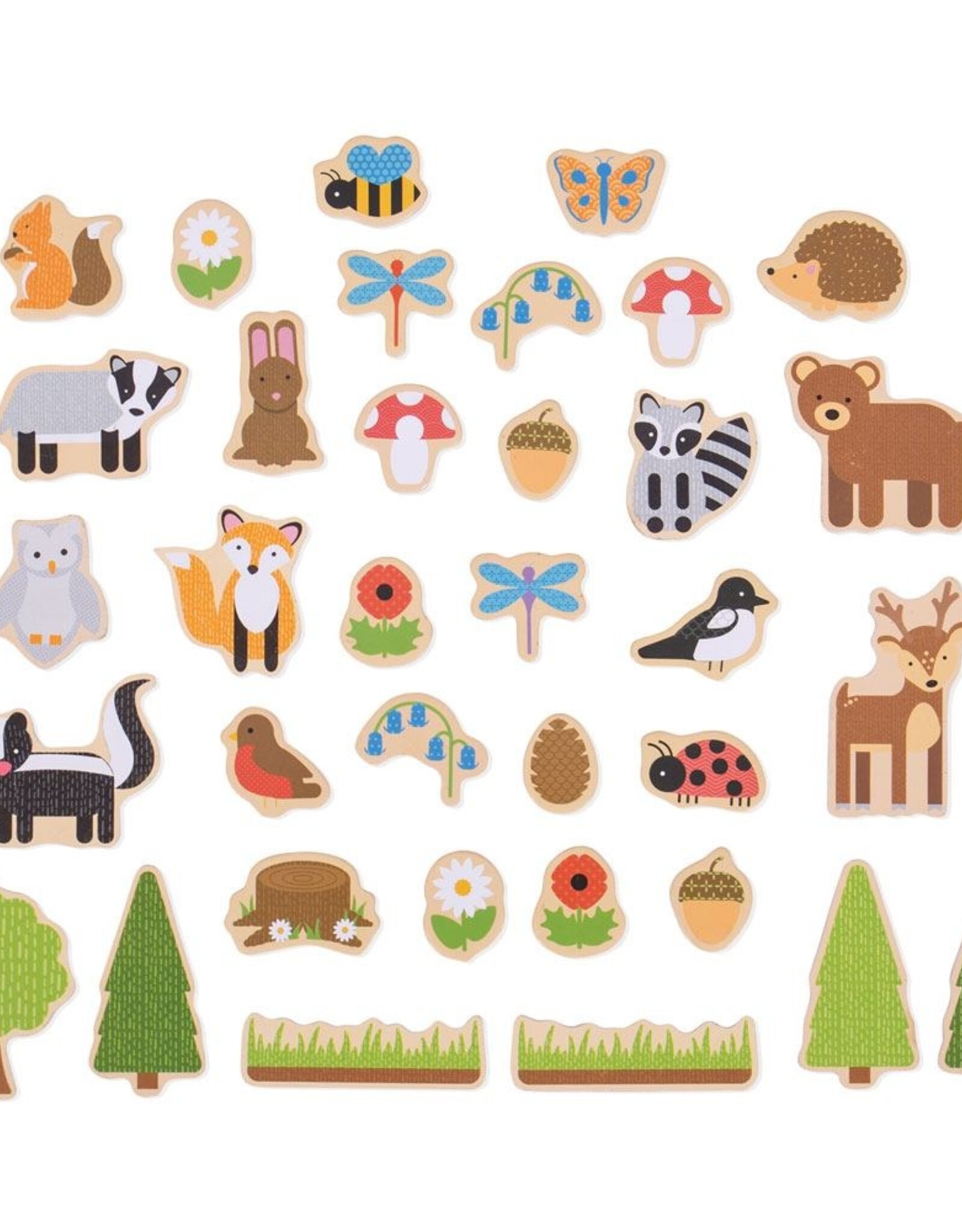 BigJigs Toys Wooden Magnets
