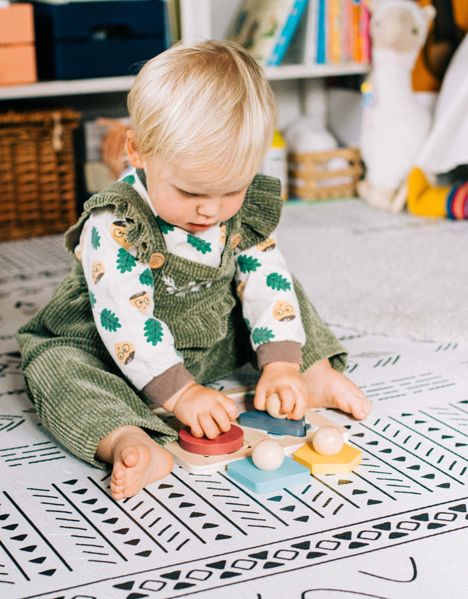BigJigs Toys Woodland Shape Puzzle