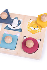 BigJigs Toys Woodland Shape Puzzle