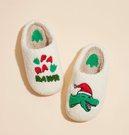 Wona Trading FA24 Xmas Dino Slippers