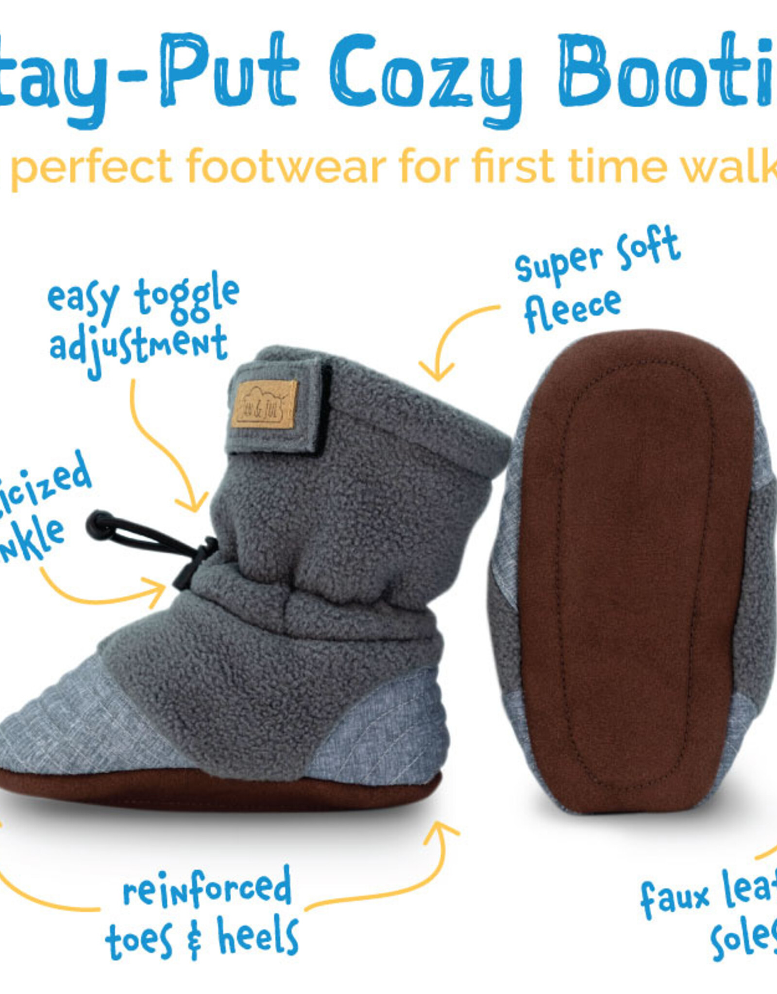 Jan & Jul FA24 Stay-Put Cozy Booties