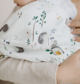 LouLou Lollipop Single Swaddle - Hedgehogs