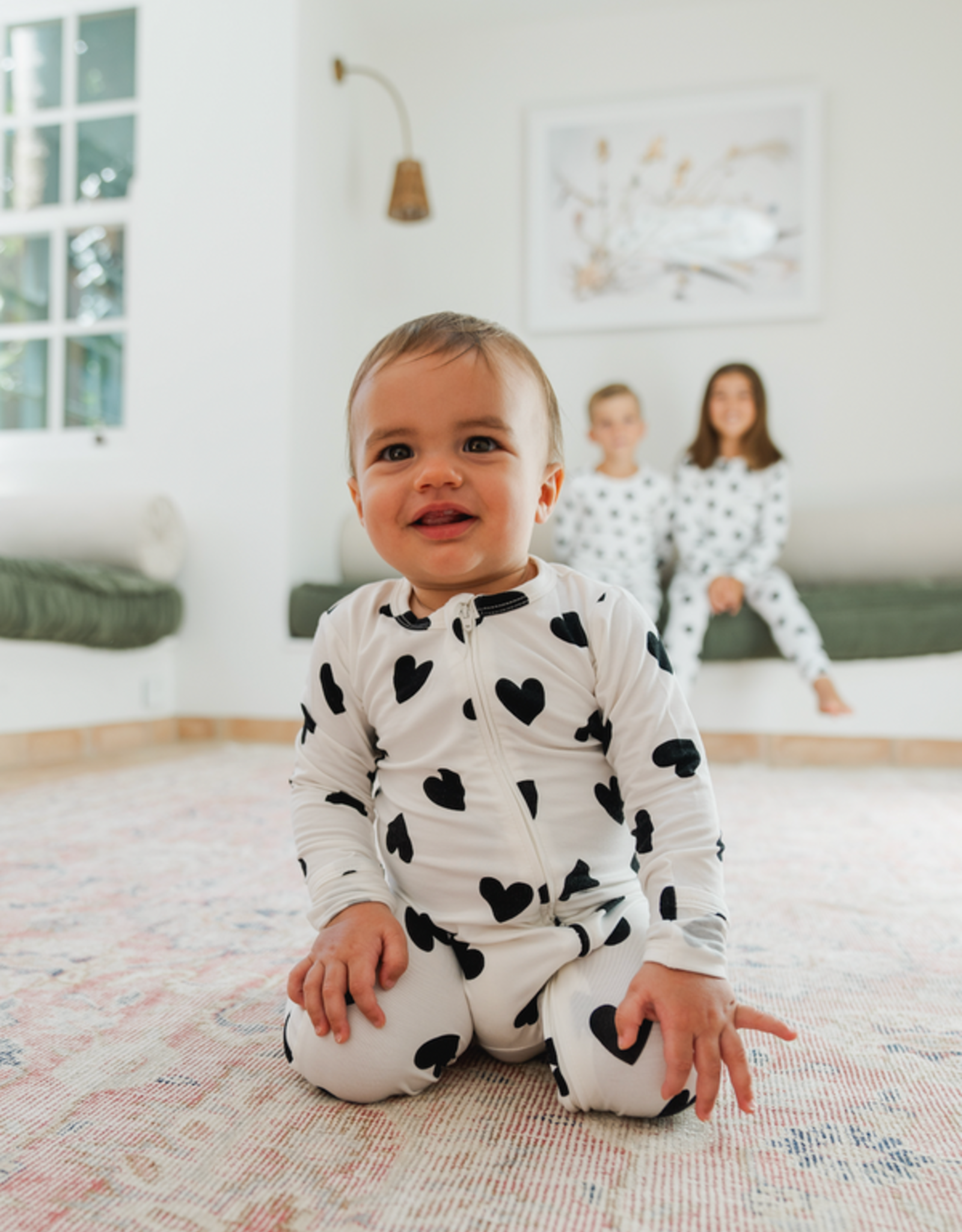 Bambi & Birdie SP25 Heart Zipper Sleeper