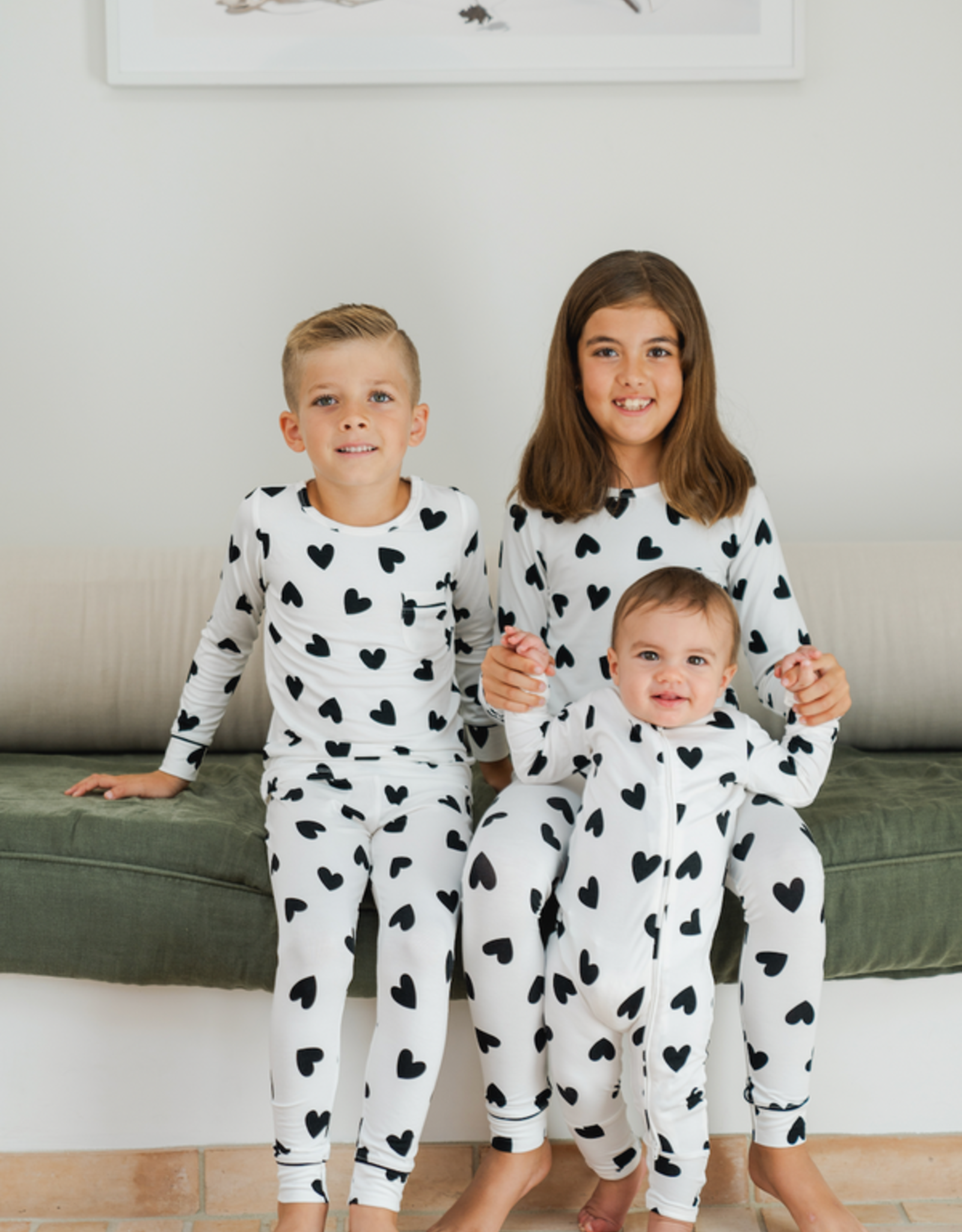 Bambi & Birdie SP25 Heart Zipper Sleeper