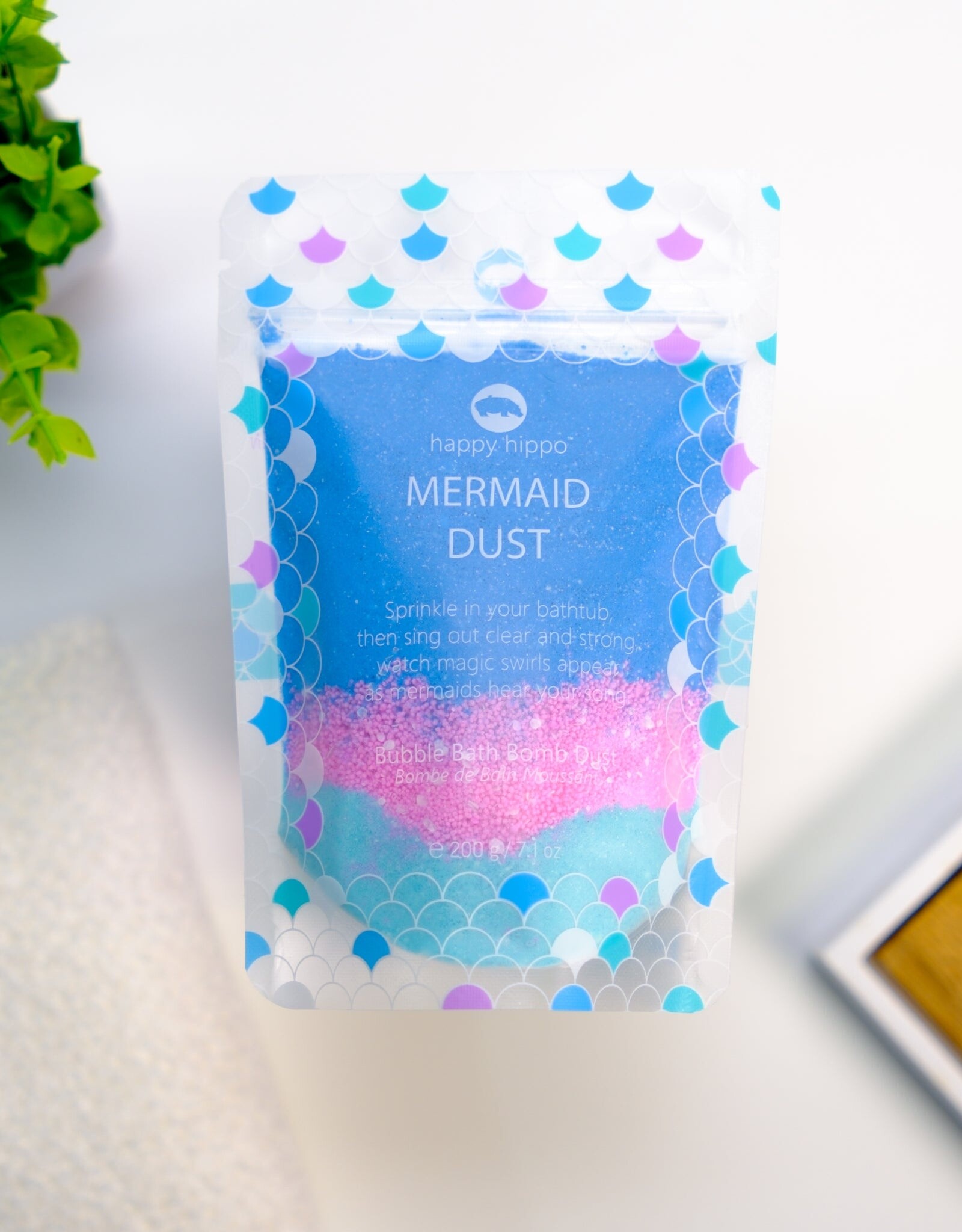 Happy Hippo Bath Mermaid Dust Bath Bomb