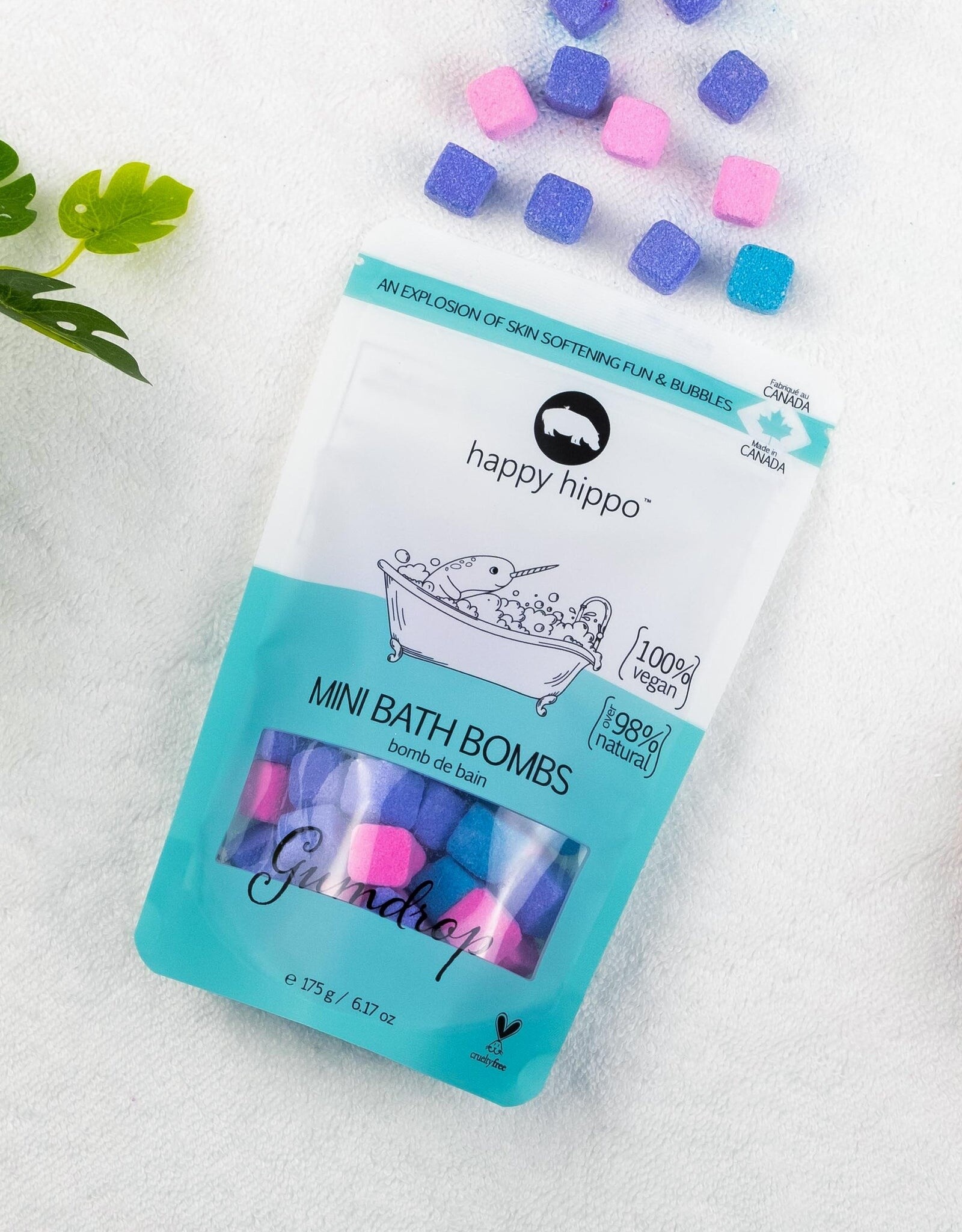 Happy Hippo Bath Gumdrop Mini Bath Bomb