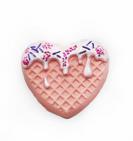 The Bomb Bar Mini Heart Waffle Bath Bomb