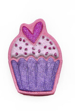 The Bomb Bar Cupcake Heart Bath Bomb