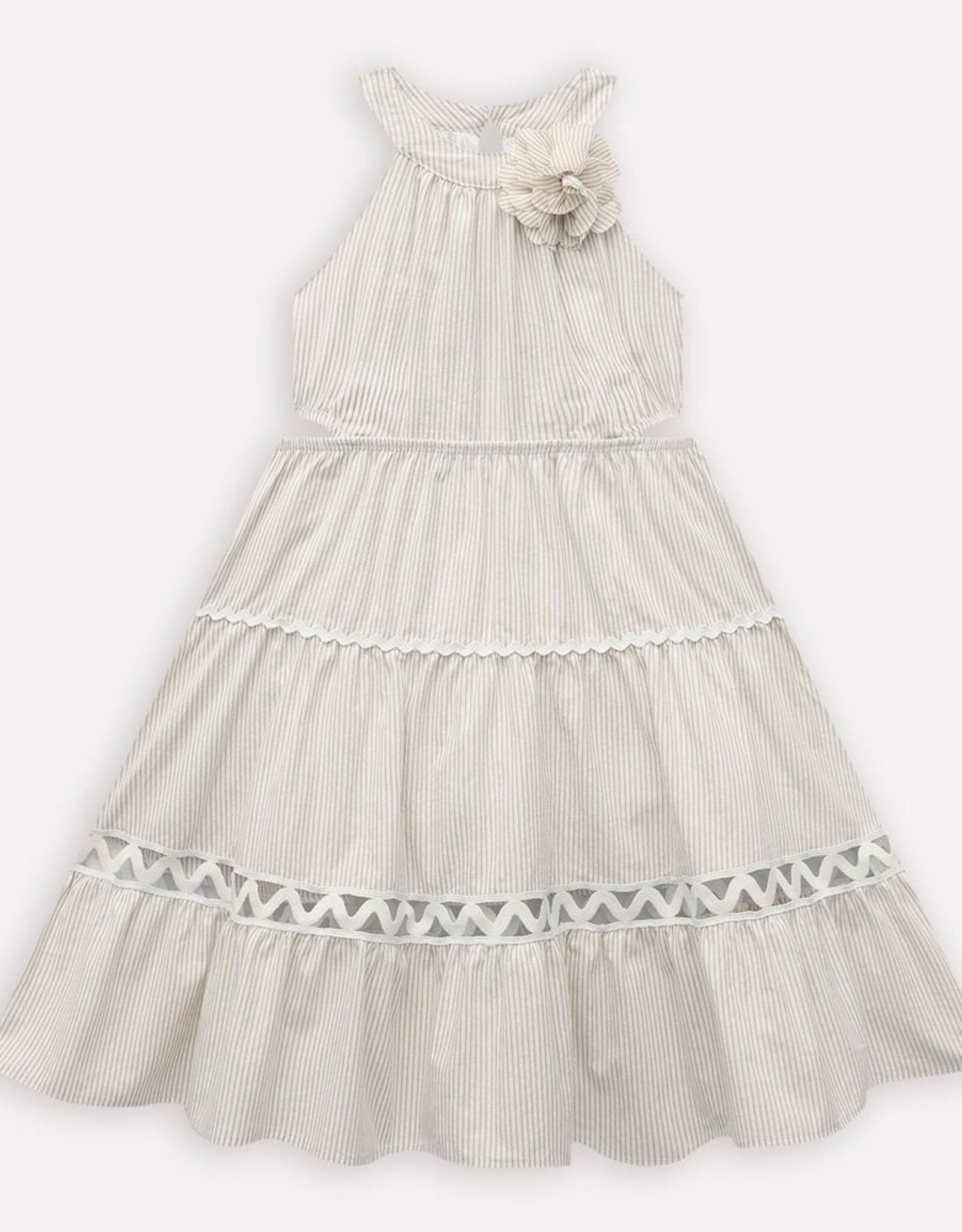 Milon SP25 G Stripe Midi Dress