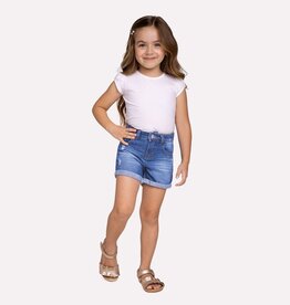 Milon SP25 G Frayed Jean Shorts