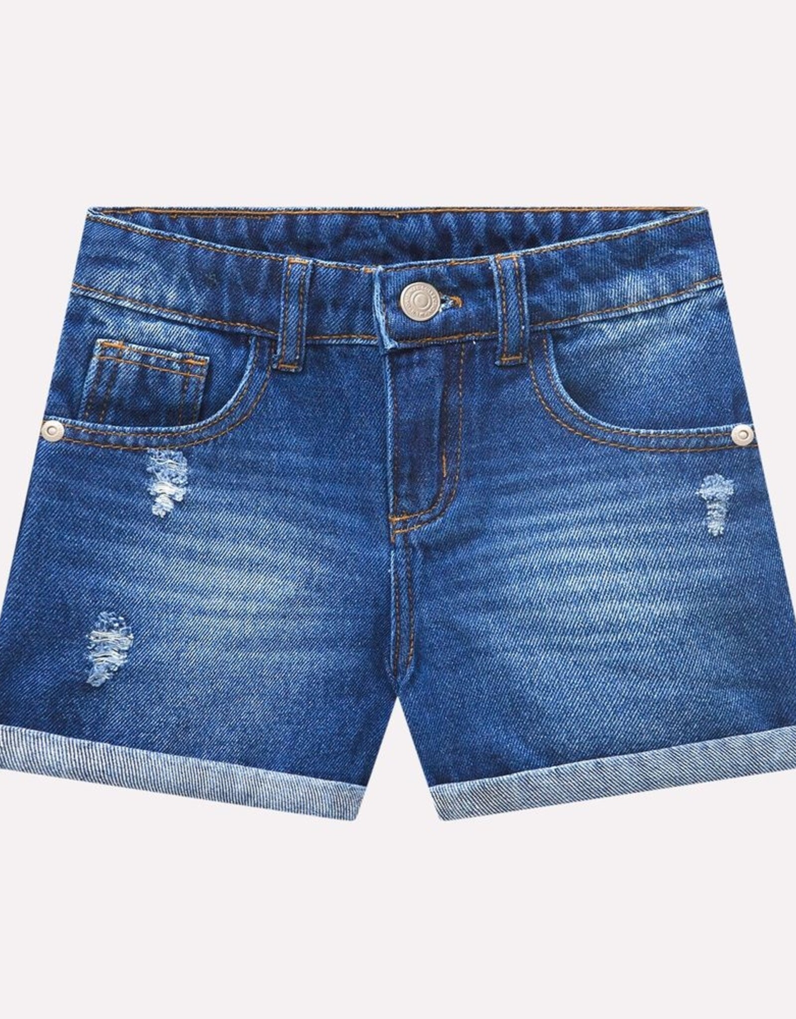 Milon SP25 G Frayed Jean Shorts