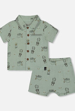DeuxParDeux SP25  BbyB 2Pc Monkey Set
