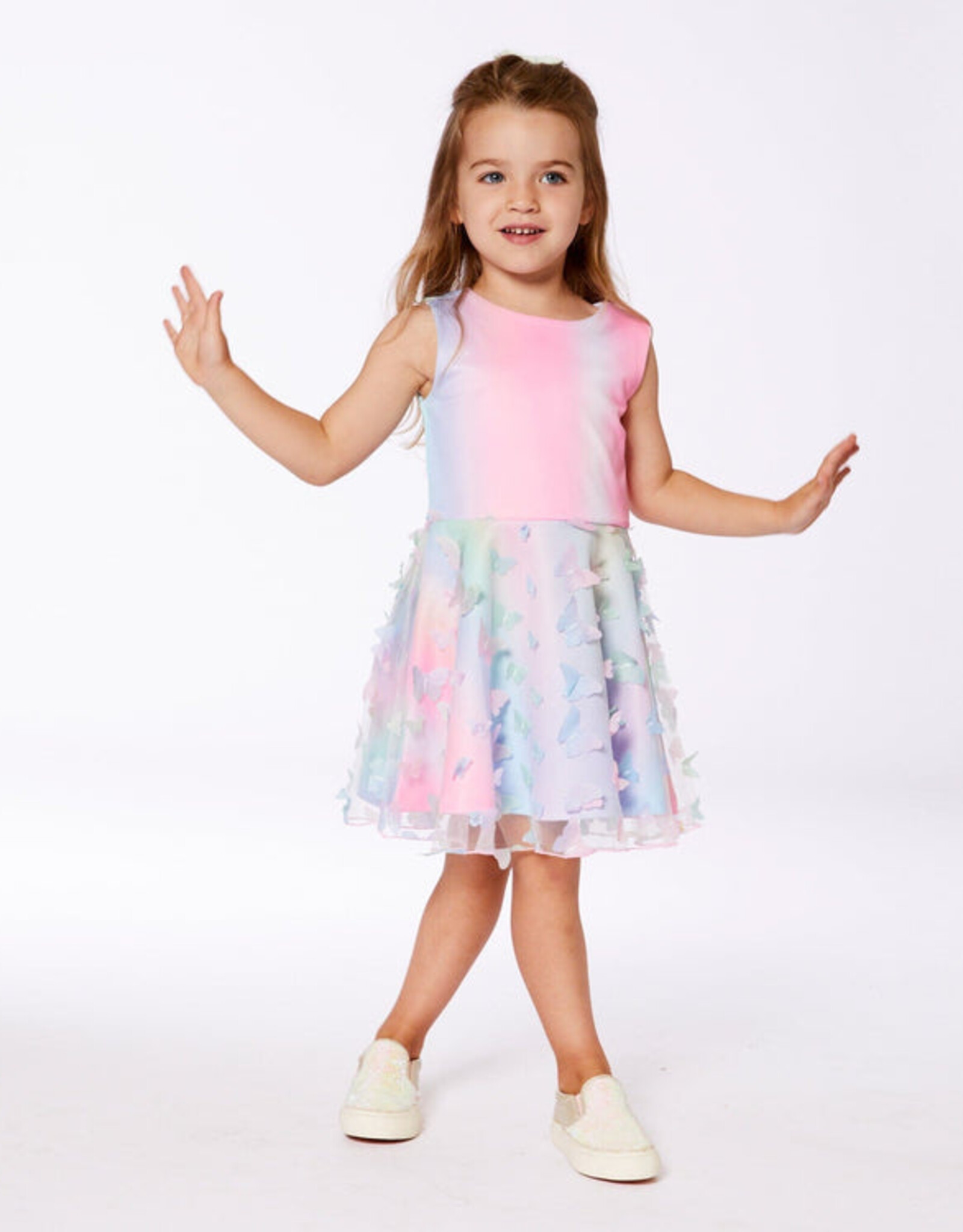 DeuxParDeux SP25 G Dress w/ Butterfly Mesh Skirt