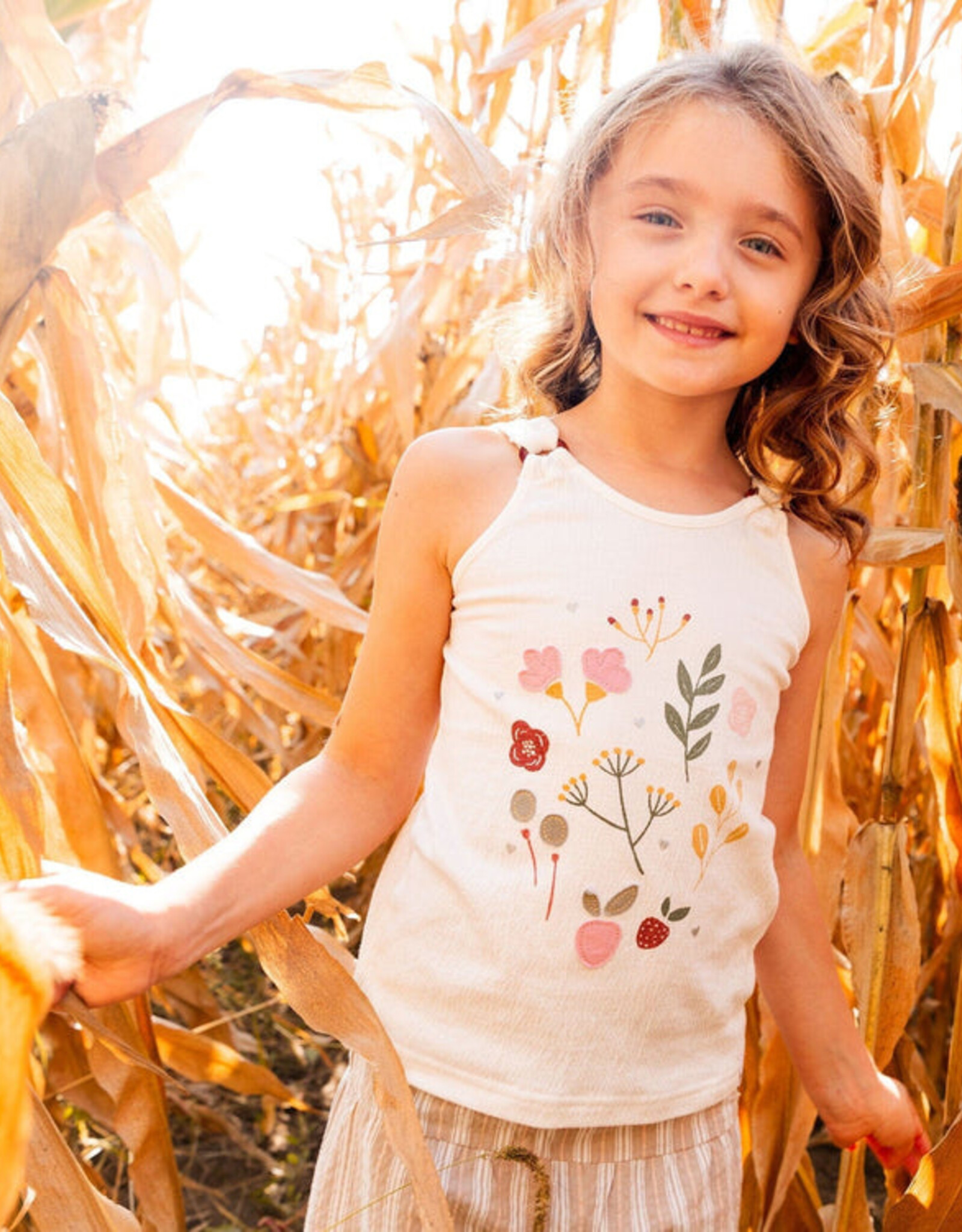 DeuxParDeux SP25 G Flower Tank Top