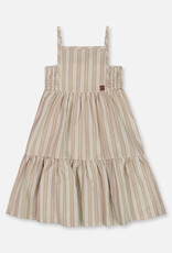 DeuxParDeux SP25 G Tan Striped Dress