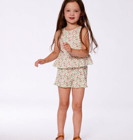DeuxParDeux SP25 G Small Flower Rib Shorts