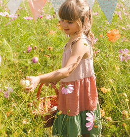 DeuxParDeux SP25 G Color Block Peasant Dress