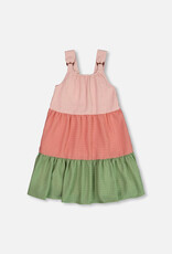 DeuxParDeux SP25 G Color Block Peasant Dress