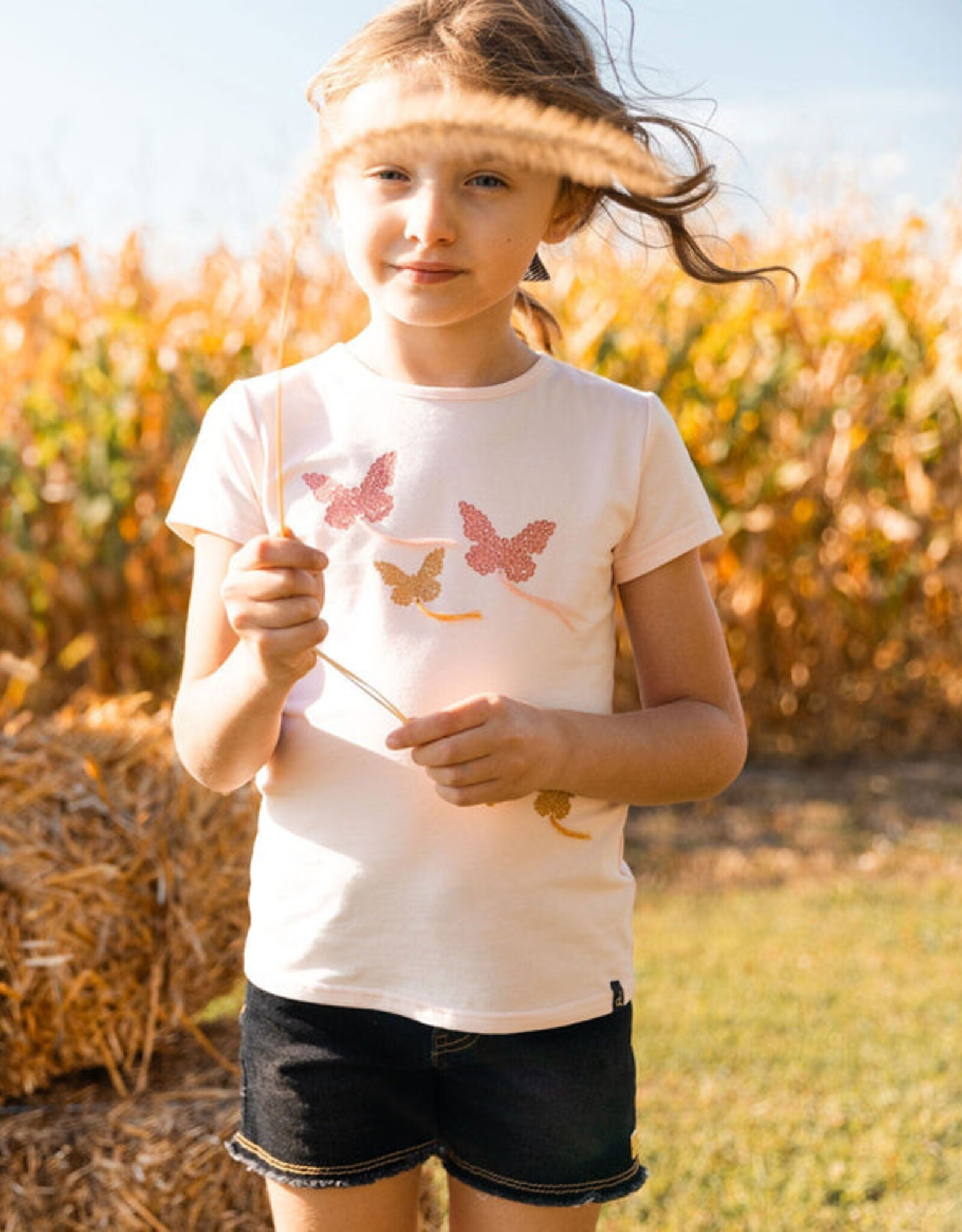 DeuxParDeux SP25 G Butterfly T-Shirt