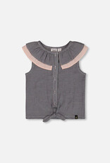 DeuxParDeux SP25 G Sleeveless Top w/Front Tie