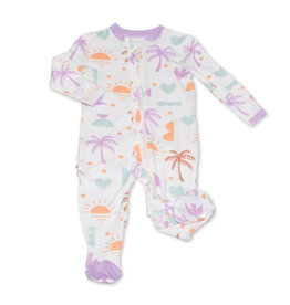 Silkberry SP25 BbyG Boho Surf Ruffle Sleeper