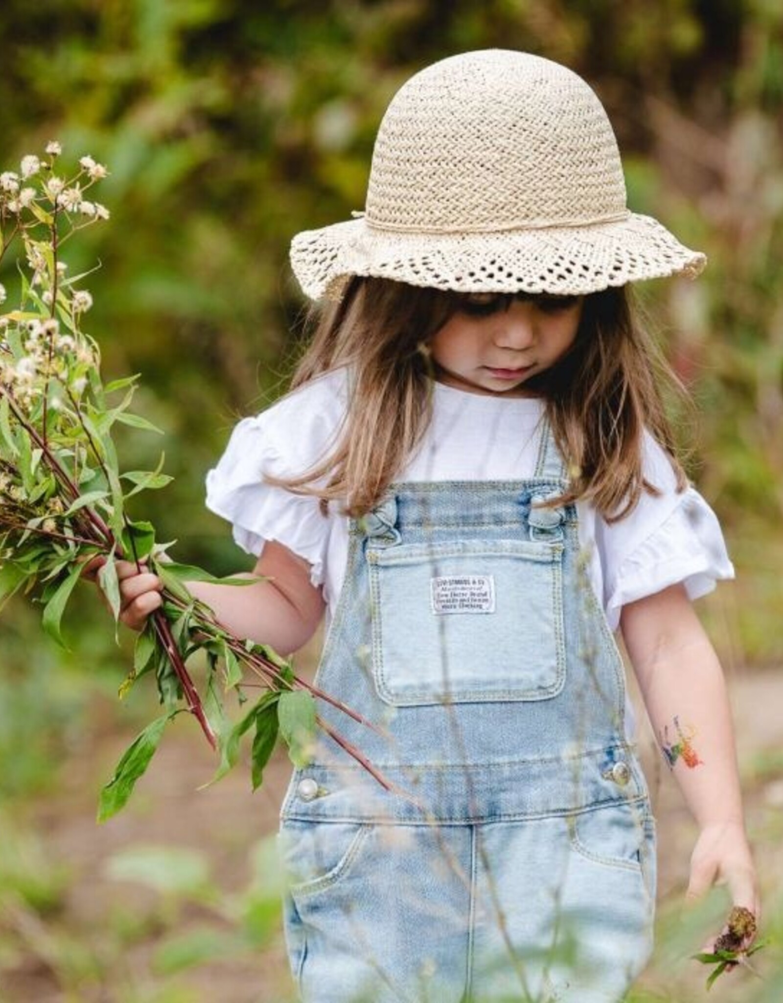CaliKids SP25 Straw Beach Hat