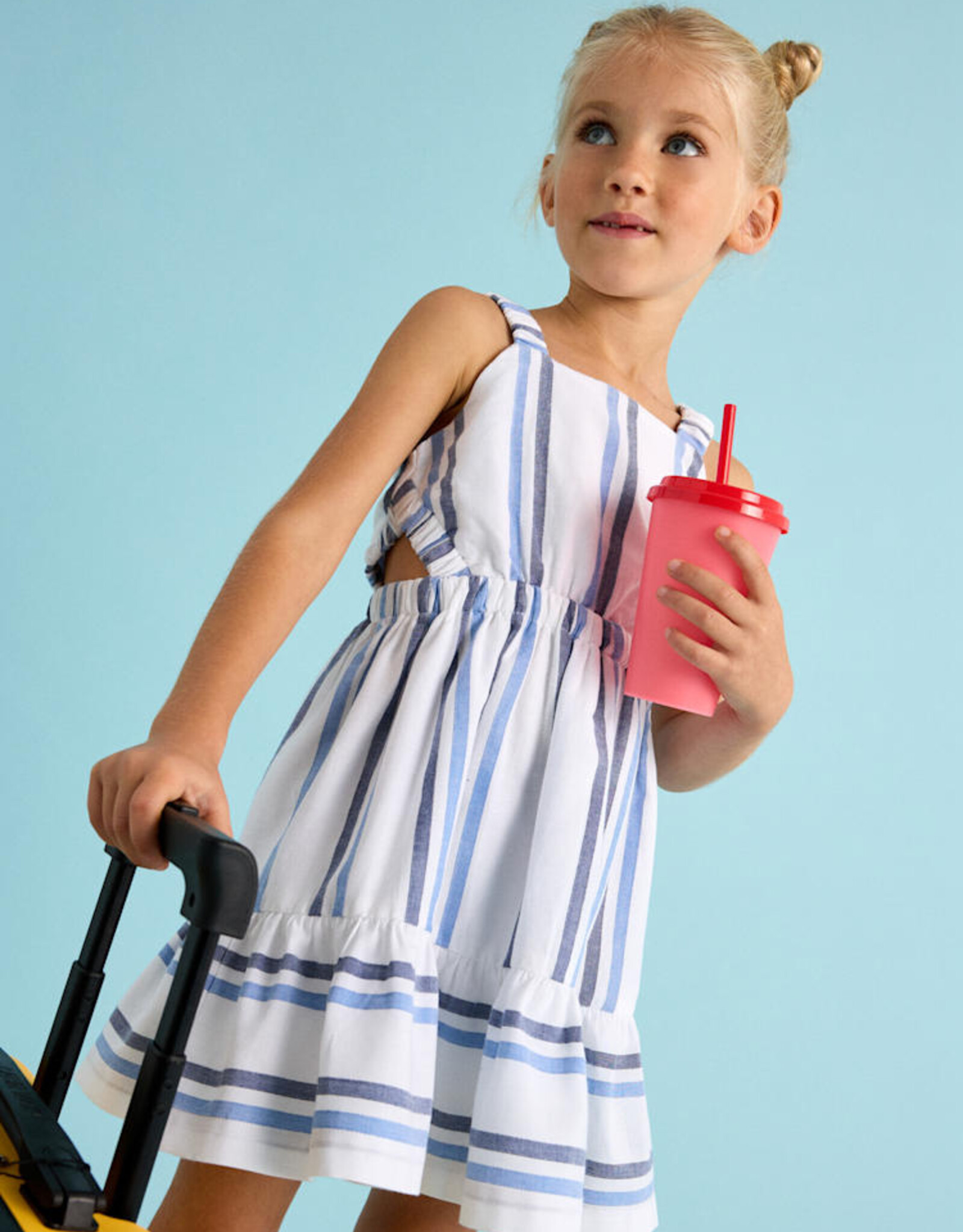 Mayoral SP25 G Striped Dress