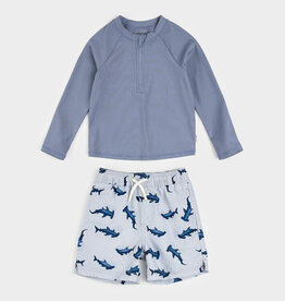 Petit Lem SP25 BbyB LS Rash Set 2pc