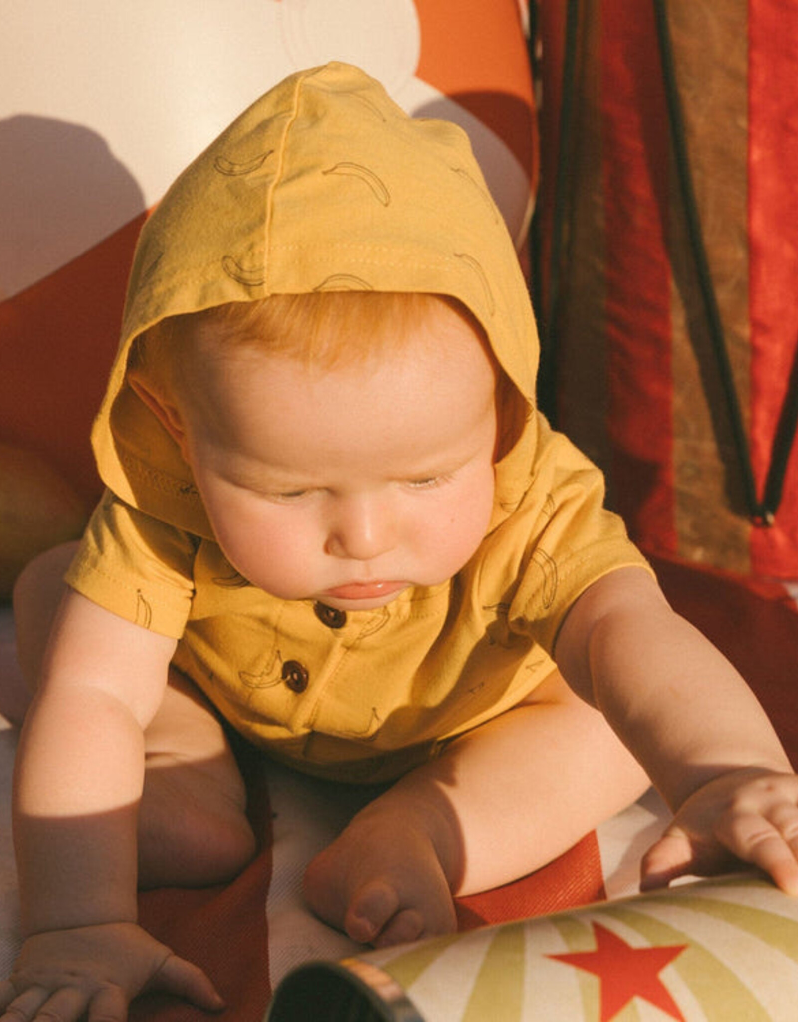 DeuxParDeux SP25 Bby Banana Hooded Romper