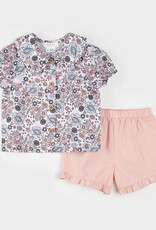 Petit Lem SP25 BbyG Floral Short 2PC Set Petit Lem SP25 BbyG Floral Short 2PC Set