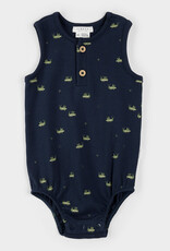 Petit Lem SP25BbyBGrashopRomper Petit Lem SP25BbyBGrashopRomper