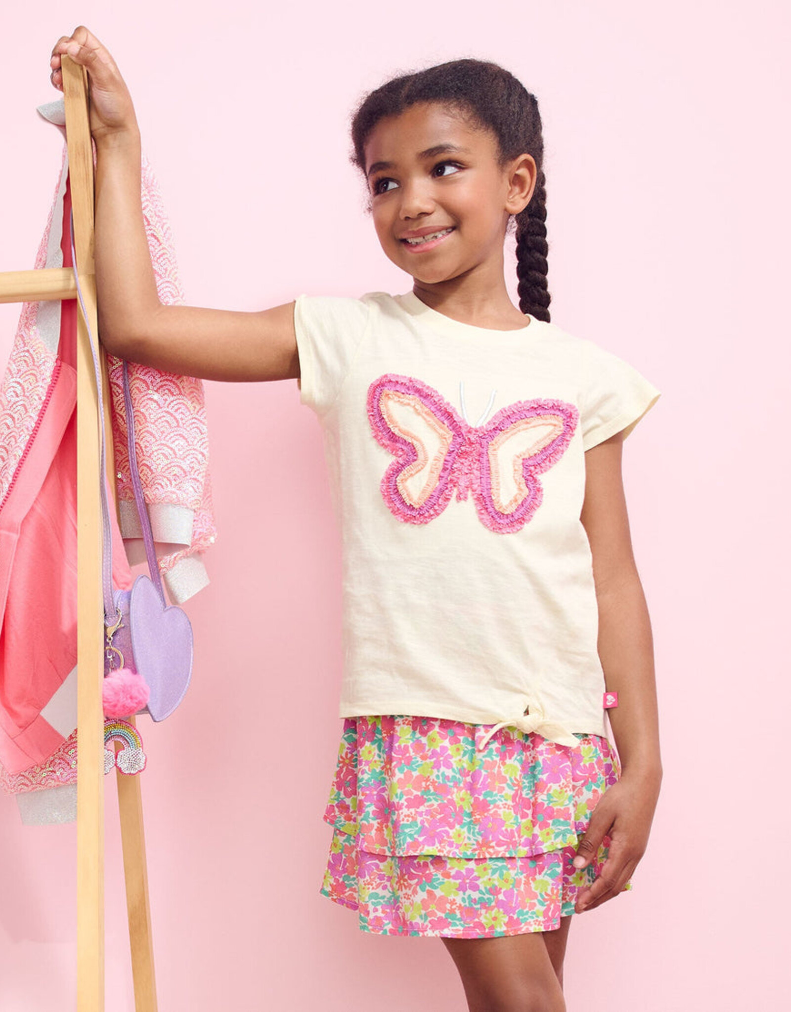 Hatley SP25 G Butterfly Front Tie T-Shirt