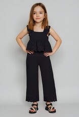 Mayoral SP25 G Eyelet Top & Pant Set