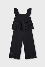 Mayoral SP25 G Eyelet Top & Pant Set