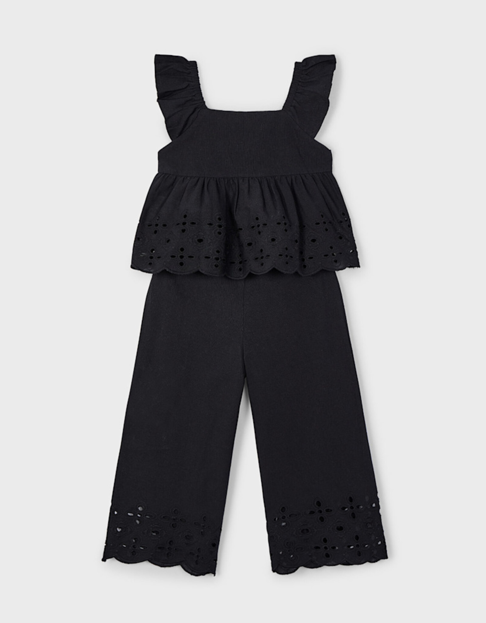 Mayoral SP25 G Eyelet Top & Pant Set