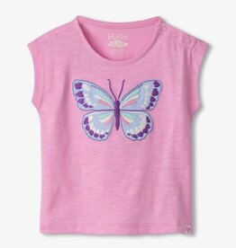 Hatley SP25 G Butterfly Snap Up T-Shirt