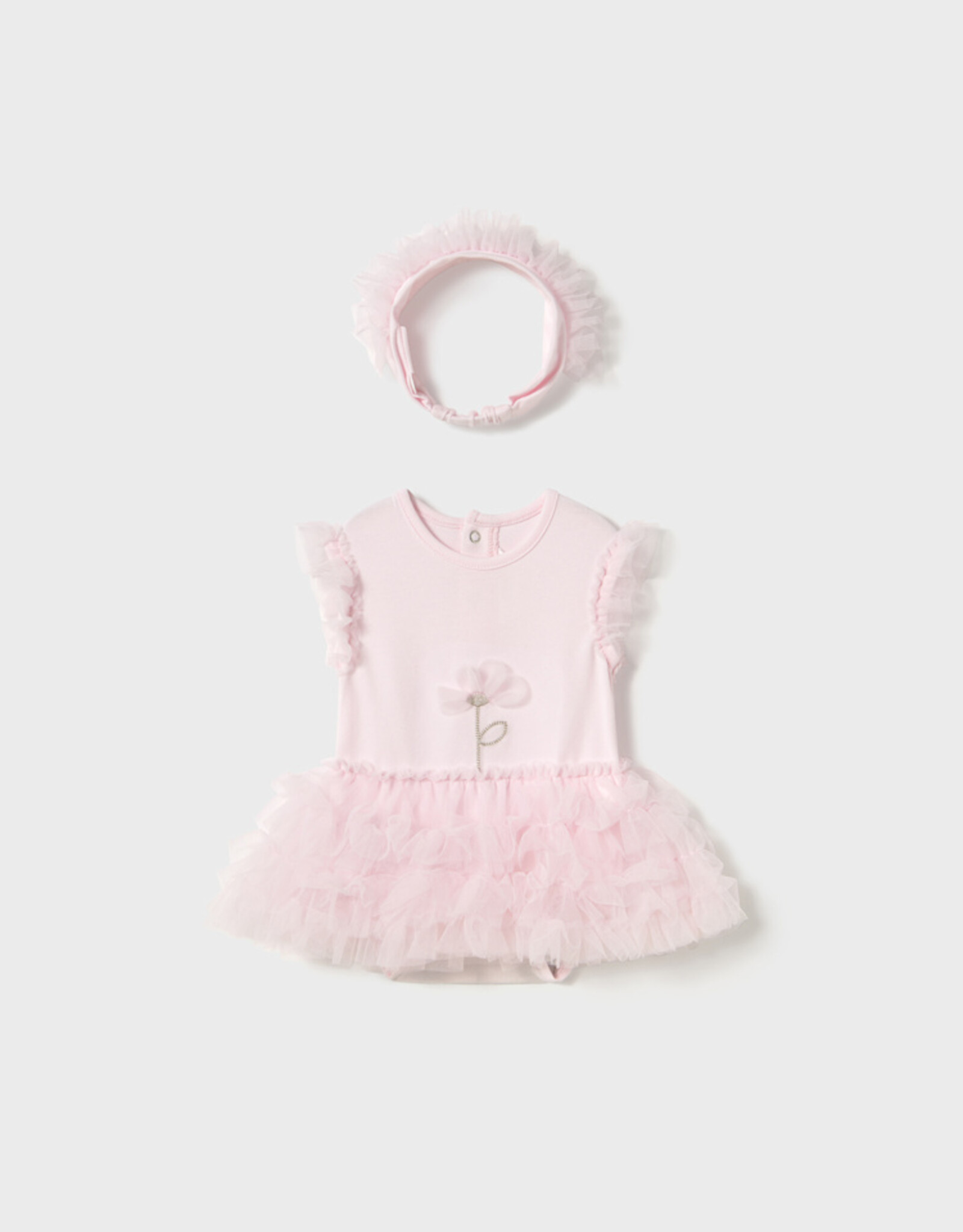 Mayoral SP25 BbyG Tutu Bodysuit w/Headband