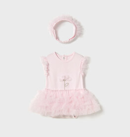 Mayoral SP25 BbyG Tutu Bodysuit w/Headband