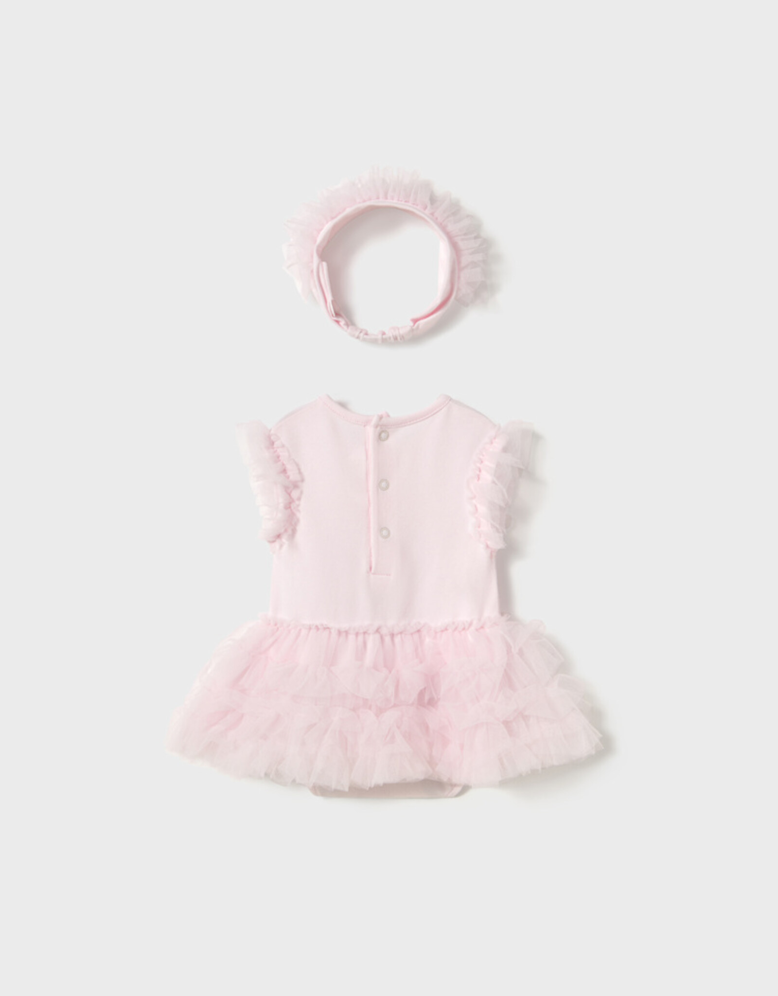 Mayoral SP25 BbyG Tutu Bodysuit w/Headband