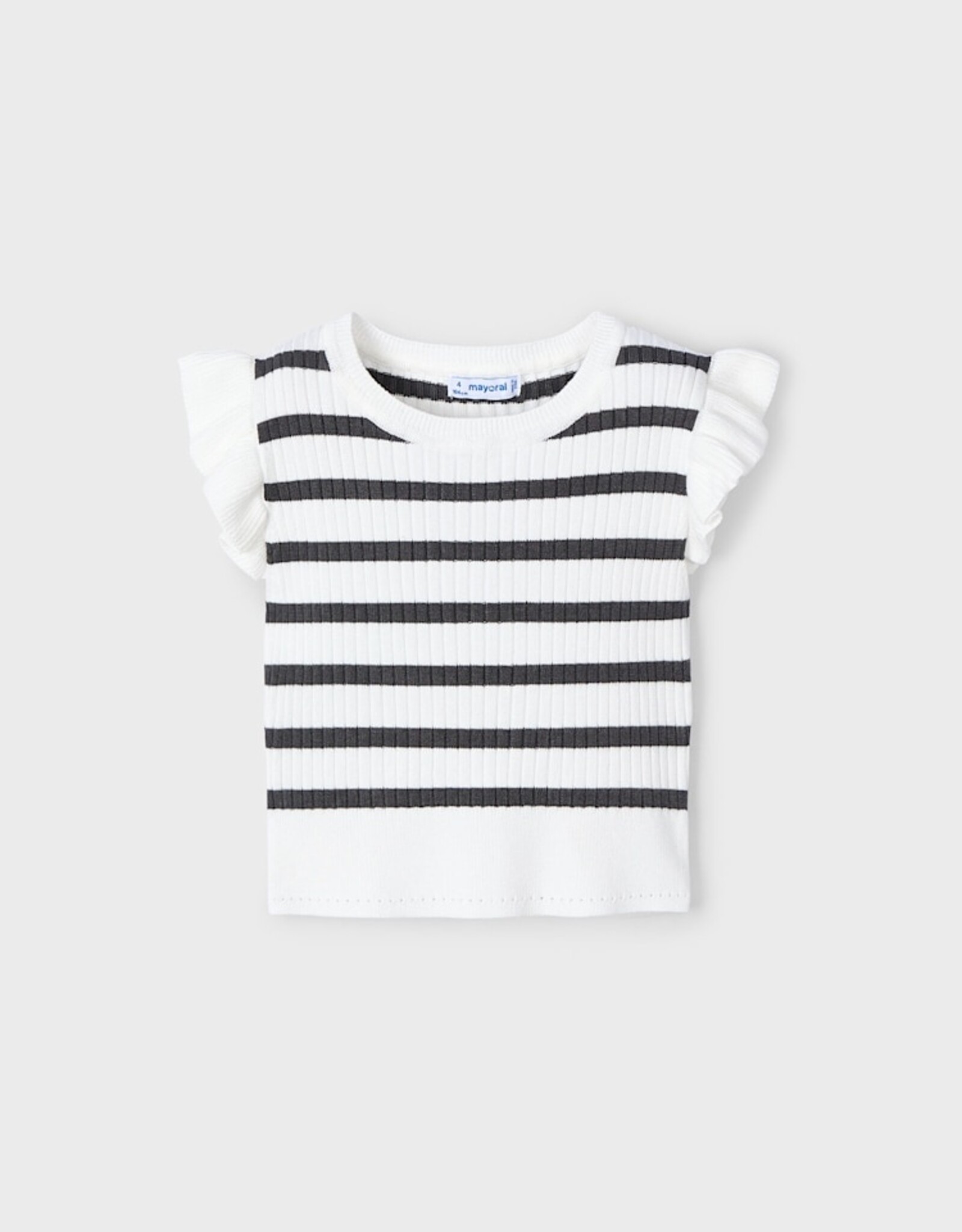 Mayoral SP25 G Stripe Ribbed Top