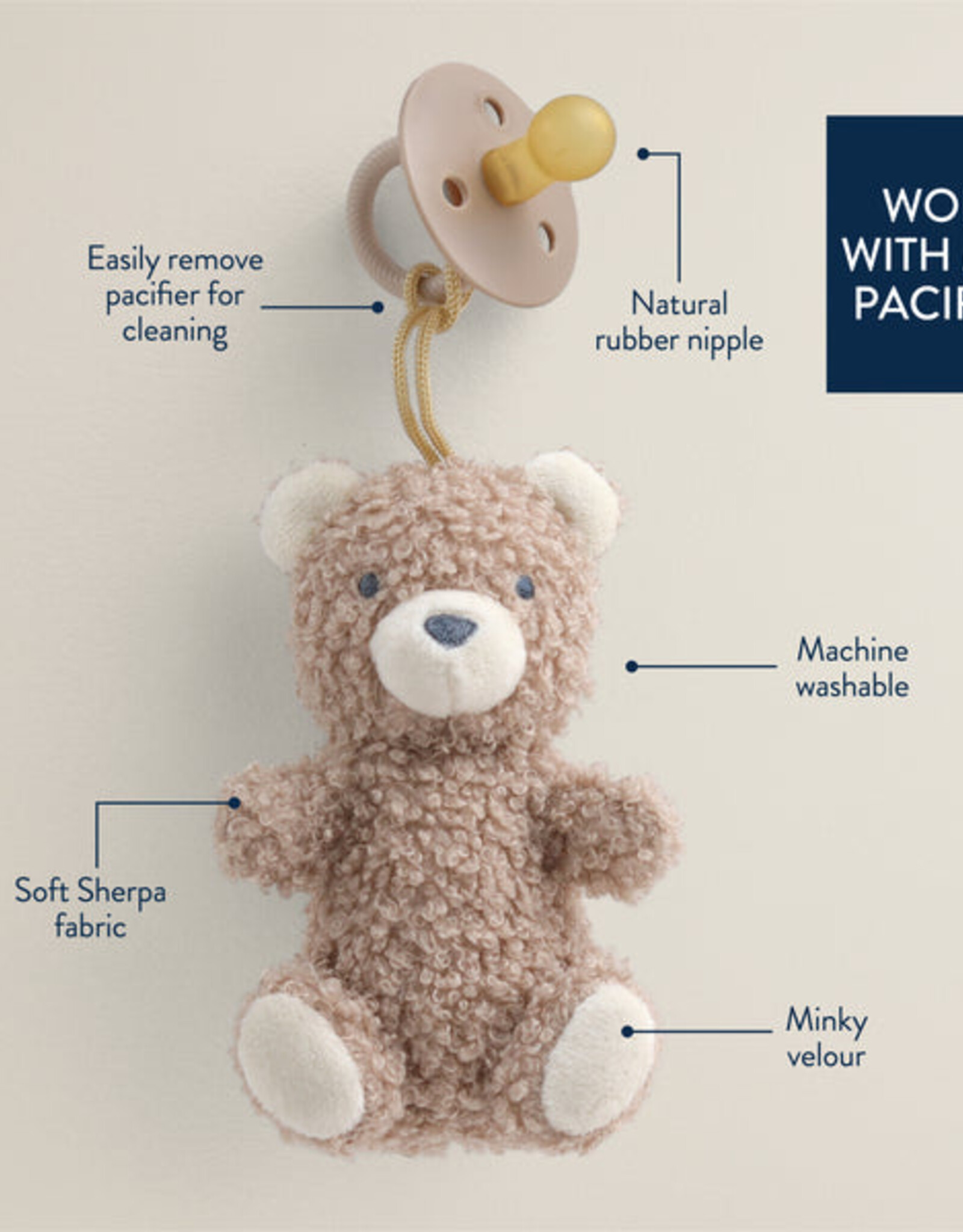 Itzy Ritzy Bitzy Pal Pacifier & Plush