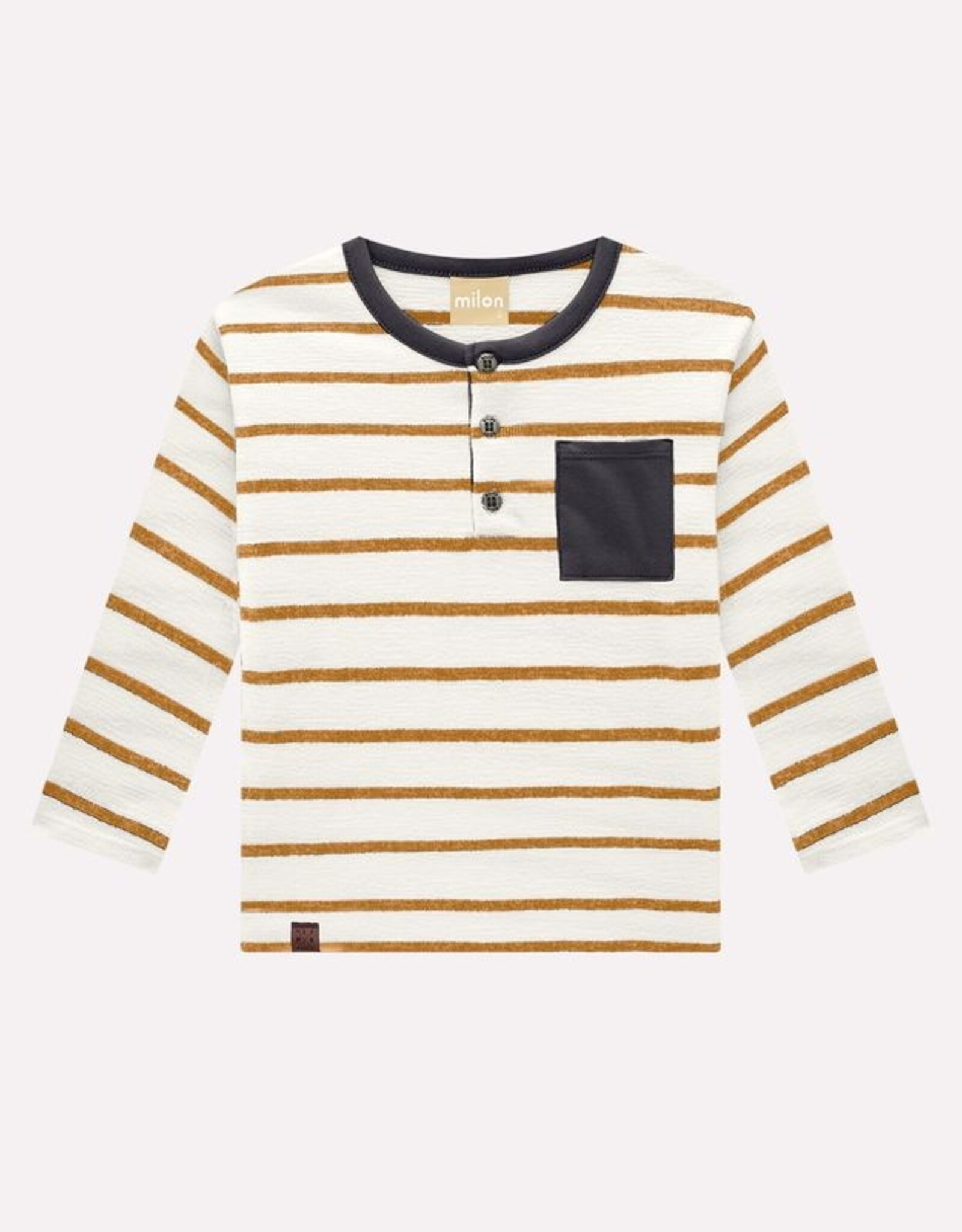 Milon FA25 B Stripe Top w/Pocket