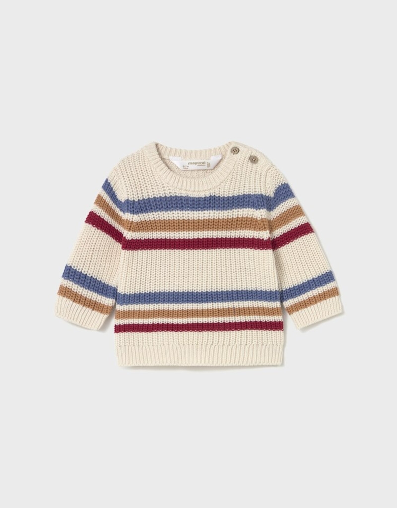 Mayoral FA25 BbyB Stripe Sweater